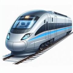 Fototapeta premium Modern High-Speed Rail System