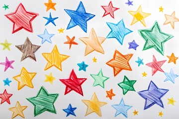 Obraz premium seamless pattern with stars