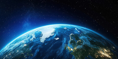 Fototapeta premium United Kingdom from space 