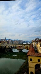 "Florence, Italy – A breathtaking view of the city’s iconic landmarks, including the Duomo and Ponte Vecchio. 