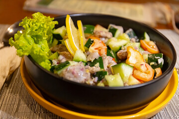 Fish Ceviche at Philippine restaurant