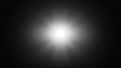 Vignette edges on transparent background in 16:9 aspect ratio 
