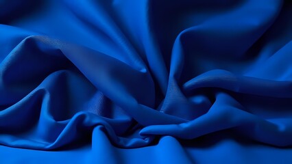 Fototapeta premium blue satin background