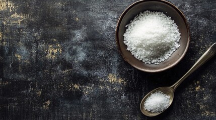 Nitrate Salt on Display with Abundant Copy Space Available