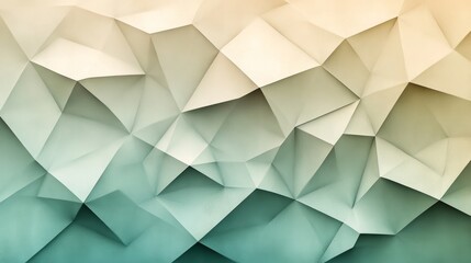 Fototapeta premium A polygonal artistic composition of varied colors and dimensions