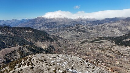 Mountainous arid landscape. High quality photo
