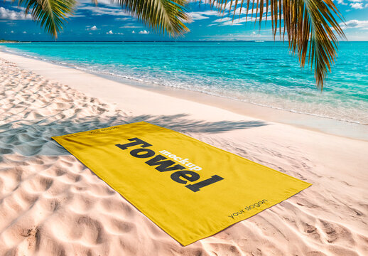Beach Towel Mockup