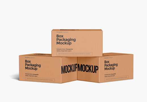 Boxes Mockup