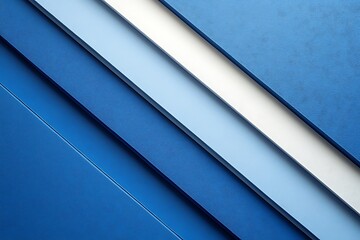 Obraz premium Abstract Geometric Background with Blue and White Gradient Stripes