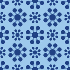 abstract blue background with circles