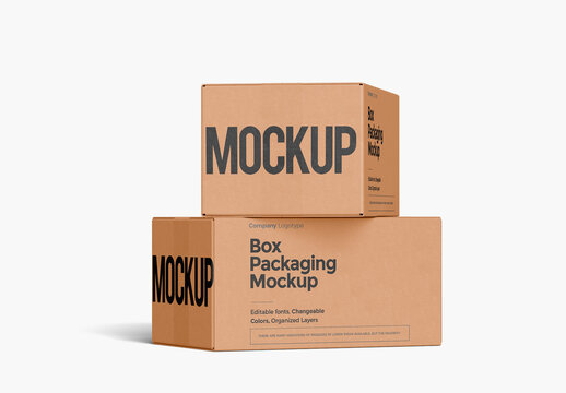 Boxes Mockup