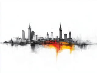 Naklejka premium kiev, kiev, kiew, ukraine, stadt, silhouetten, ortsbild, bauwerk, roma, rom, italy, städtisch, architektur, silhouette, hochhaus, vektor, abbildung, business, himmel, bauwerk, emporragen, design, anla