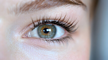 Close-up of a woman's eye, beauty, studio, macro, skincare