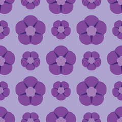 seamless pattern with flowers