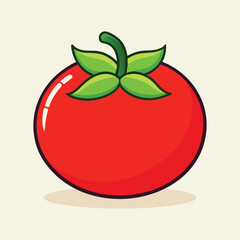 Tomato Vector Art Design Graphics Illustration