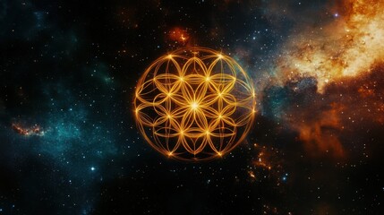 Cosmic Symmetry and Sacred Geometry in a Vibrant Galactic Universe