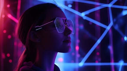 Next Gen Digital Coding Bootcamp Students Programming in Futuristic Environment