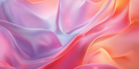 Obraz premium Elevate design projects with blush pink satin texture showcasing soft folds and luminous highlights for a refined and elegant backdrop