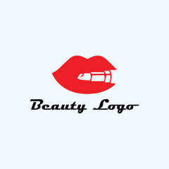 Obraz premium spa beauty salon and makeup natural beauty logo design vector