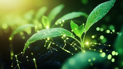 Futuristic Renewable Energy Cryptocurrency Mining Landscape