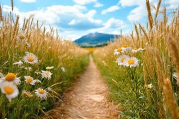 Obraz premium Hiking on Hills of Romania