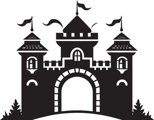 Fototapeta premium The Castle of Dreams Awakened A Tale of Lost Aspirations