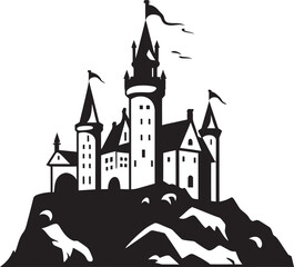 Fototapeta premium The Tapestry of Enchantment Weaving Dreams in the Castle