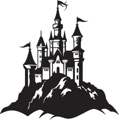 Obraz premium The Castle Beyond the Mist Adventures in the Unknown