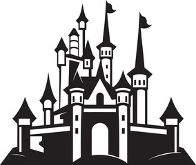 Obraz premium The Guardian Vow A Knight Duty to the Castle