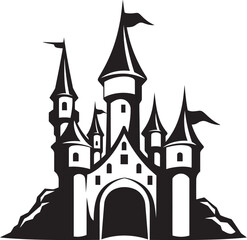 Obraz premium The Castle of the Ethereal Realm A Journey Beyond Reality
