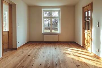 Obraz premium Large window natural cozy apartment high resolution photo