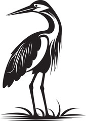 Obraz premium Herons as Symbols of Tranquility The Spiritual Significance in Eastern Traditions