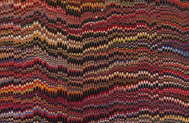Marmoriertes Papier in Kammzugtechnik - Kamm-Marmo rmarble paper