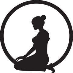 A Pregnant Woman Sitting on a Yoga Ball  Practicing Gentle Exercises to Stay Active and Prepare Her Body for Labor