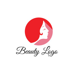 spa beauty salon and makeup natural beauty logo design vector
