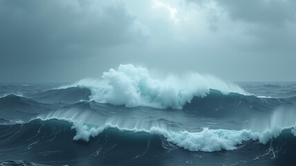 Hurricanes spiral across the Atlantic Ocean.