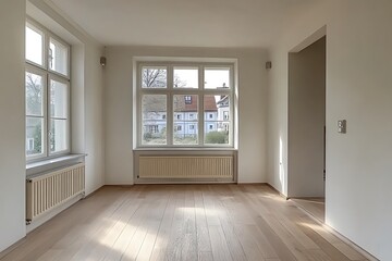 Natural light shining inside room high resolution photo