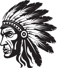 The Indian Chief Head A Cultural Artifact Reflecting Spiritual Beliefs