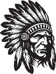 The Indian Chief Head A Cultural Artifact of Unity and Community Strength