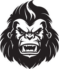 Fototapeta premium Clash of Claws The Angry Gorilla Tiger