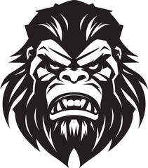 Obraz premium Feral Warrior The Angry Gorilla Tiger