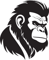 Fototapeta premium Ape Logos in Tech Unleashing Innovation Through Animal Imagery