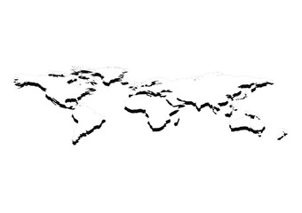 mapa, geografia, kontynenty © Marek