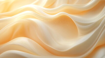 Fototapeta premium Abstract silky waves showing gentle curves and soft colors