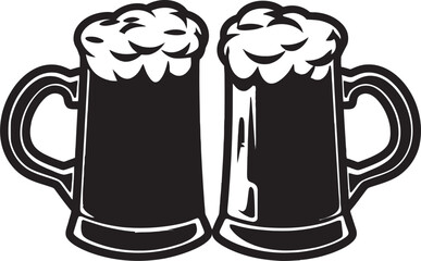 Cheers to Good Times Raising Your Beer Mug to Celebrate Life  Milestones