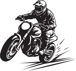 Naklejka premium Wheelie Warriors Stories of Bikers Who Push the Limits on Two Wheels