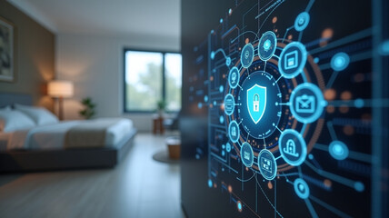 A 5G-connected home security system in action
