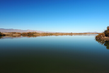 Albufera de Rambla de Morales in Cabo de Gata, Provinz Almería, Autonome Gemeinschaft Andalusien, Spanien