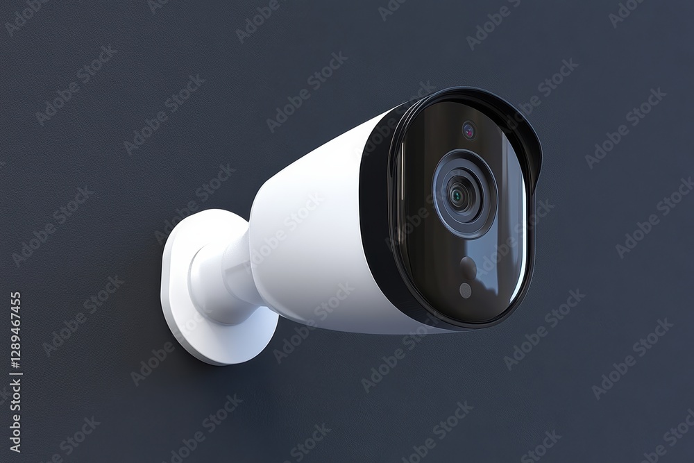 Poster motion detection camera with high resolution for enhanced security monitoring indoors or outdoors