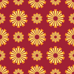 seamless background with flowers